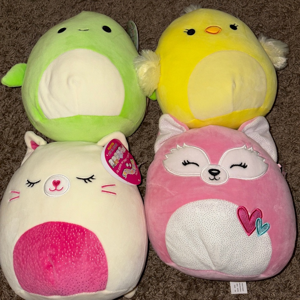 NEW WITH TAGS Squishmallows bundle - 4 soft and cuddly plushies #squishmallows